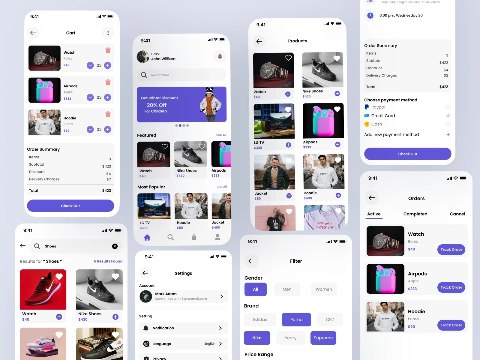 E-commerce Apps